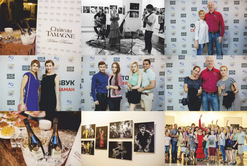 В  Краснодаре состоялось открытие персональной выставки Сергея Шамана «Фотозвук» при поддержке Шато Тамань.