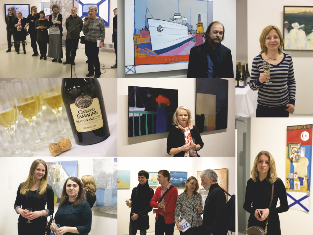 В галерее современного искусства Эрарта состоялось открытие вернисажа «Бизерта»  при поддержки «Шато Тамань» 
