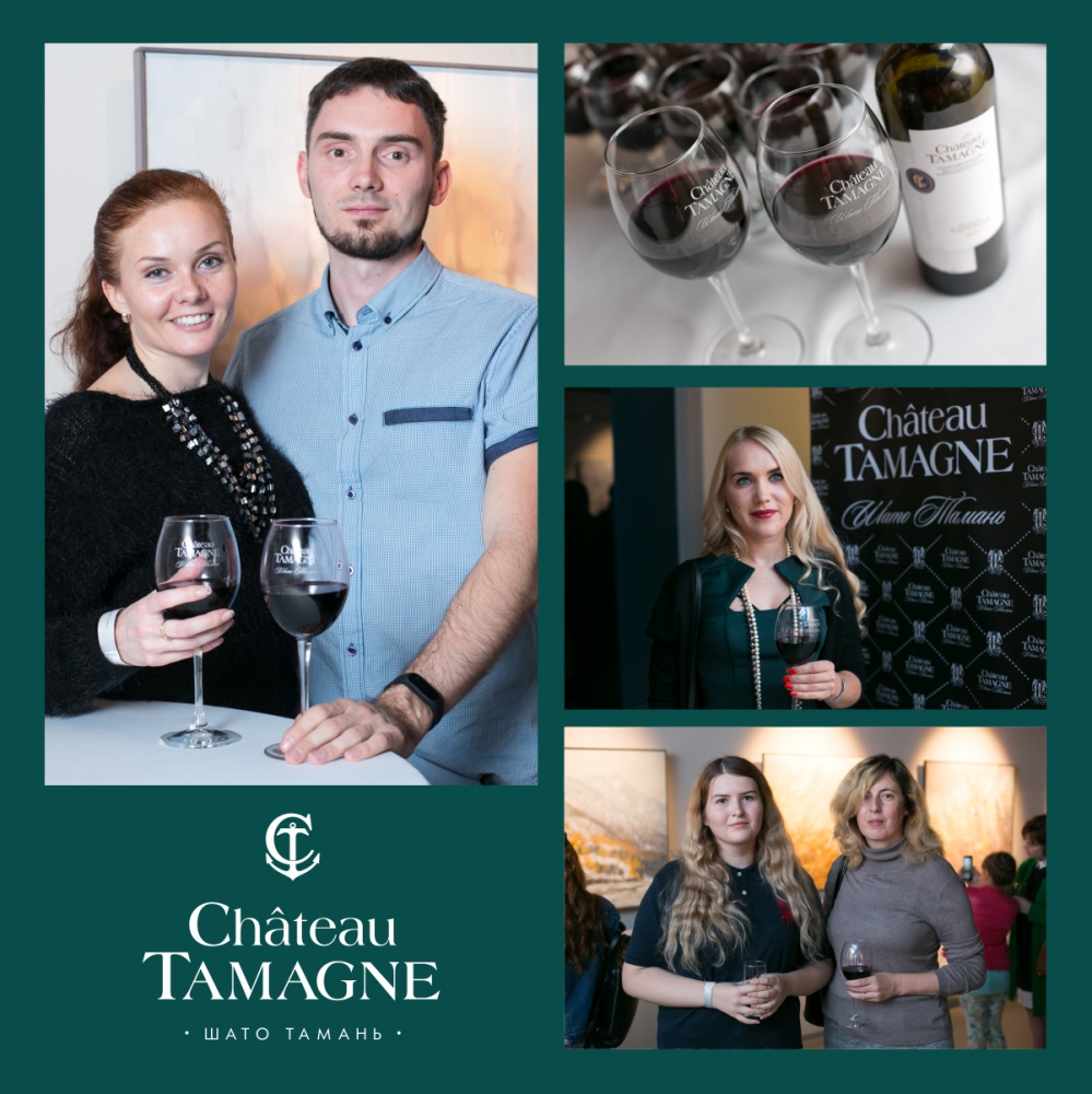 В Санкт-Петербурге состоялся вернисаж выставки пейзажей Дениса Октября «Касаясь ветра» при поддержке «Шато Тамань»