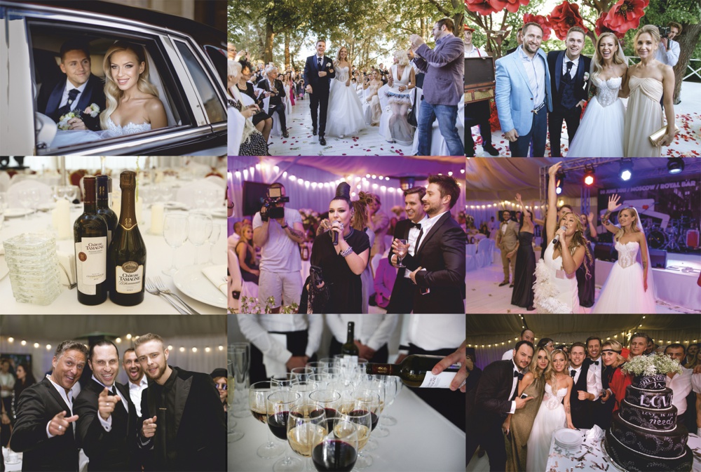 В Москве состоялась свадьба Влада Соколовского и Дакоты при поддержке «Шато Тамань»