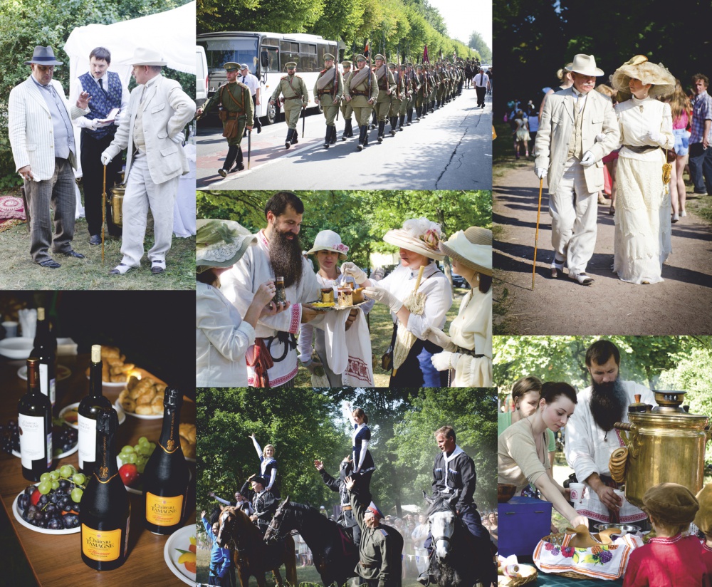 В Пушкине состоялся исторический фестиваль "Война и мир. 1914" при поддержке «Шато Тамань»