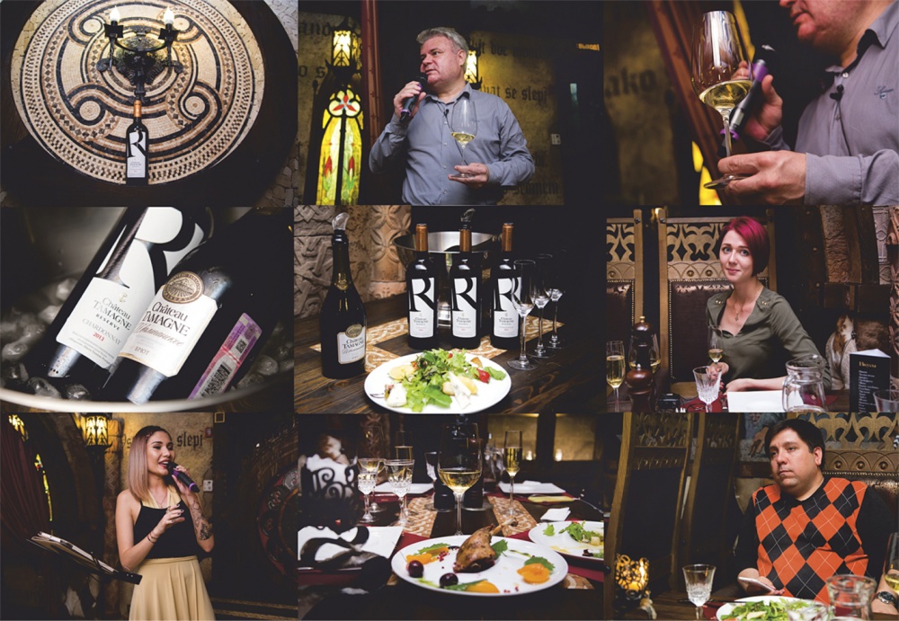 В Челябинске прошел гастрономический ужин с винами «Шато Тамань»