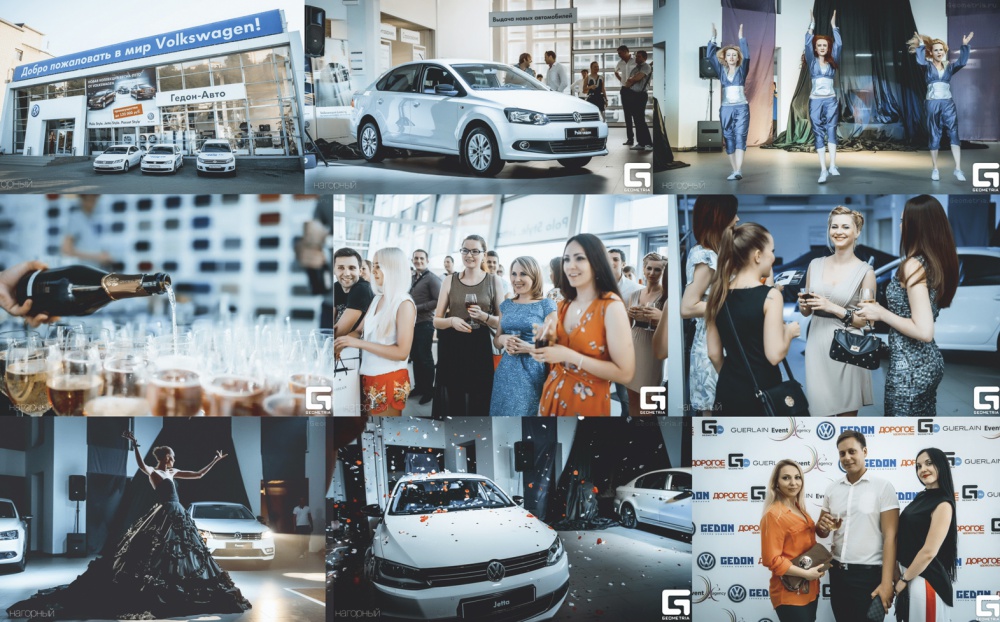 В Краснодаре состоялась презентация Volkswagen Polo Sedan, Jetta и Passat версии Style при поддержке марки «Шато Тамань»