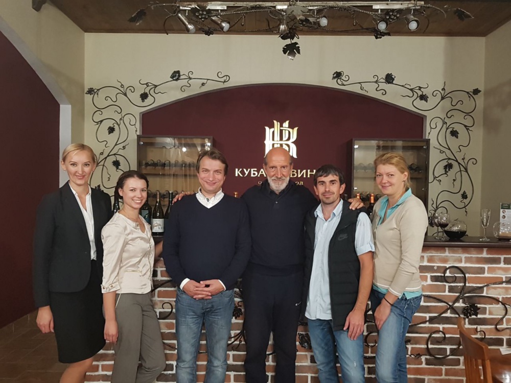 Итальянский эксперт Лука Марони посетил винодельню «Кубань-Вино»