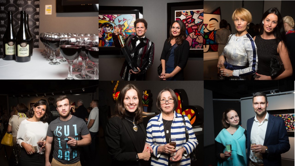 В Санкт-Петербурге состоялось открытие выставки Ромеро Бритто при поддержке марки «Шато Тамань».