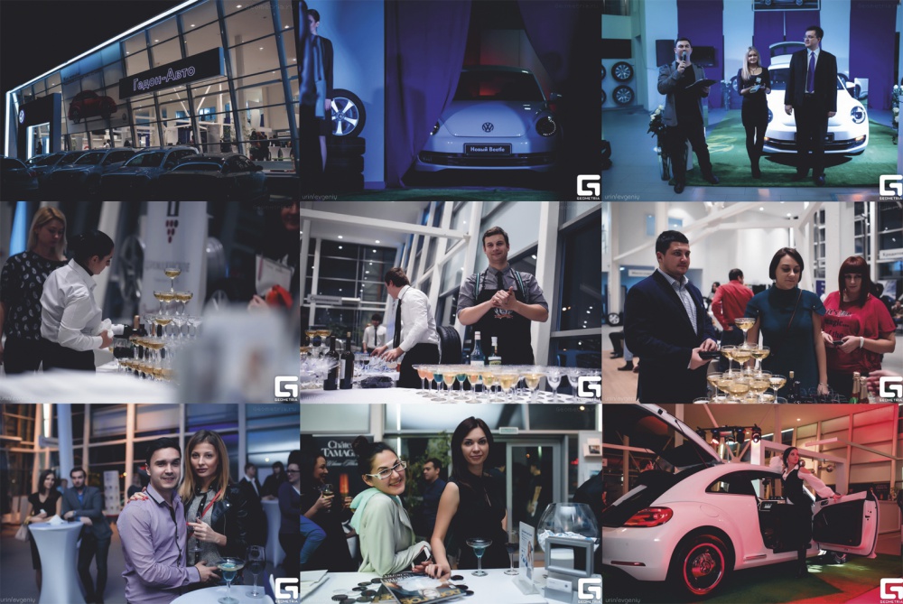 В Краснодаре состоялась презентация нового Volkswagen Beetle при поддержке марки «Шато Тамань»