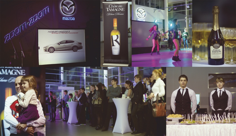 В Краснодаре состоялась презентация новой Mazda3 при поддержке марки «Шато Тамань»